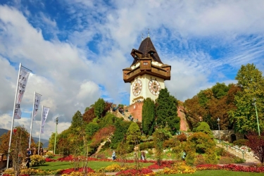 Graz - Hodinová věž