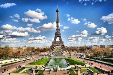 náměstí Trocadero + Eiffelova věž